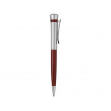 Ручка шариковая Nina Ricci модель Legende Burgundy в футляре, красный/серебристый