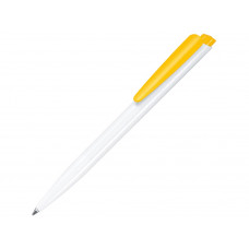 Ручка шариковая Senator Dart Basic Polished, белый/желтый